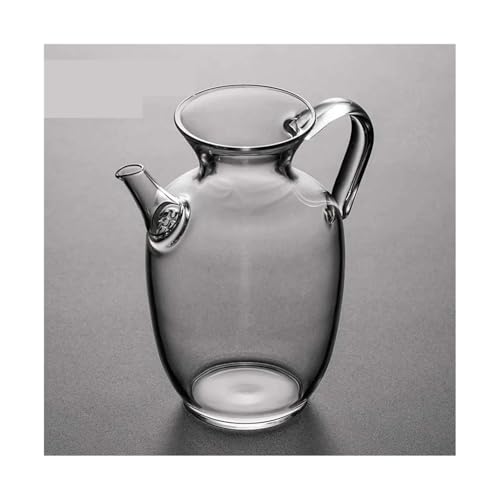 Tetera pequeña verde transparente para té frío e infusiones individuales 5