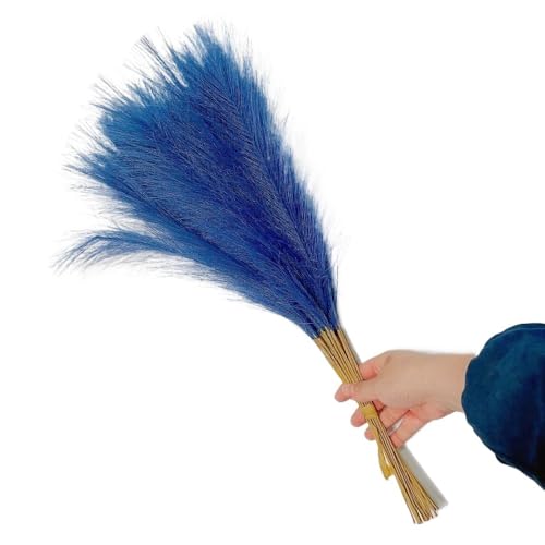 Pampas Grass Boho Decor, ramo artificial multicolor 10 unidades