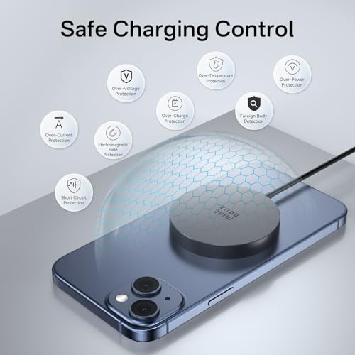 15W Fast Magnetic Wireless Charger, - image 5