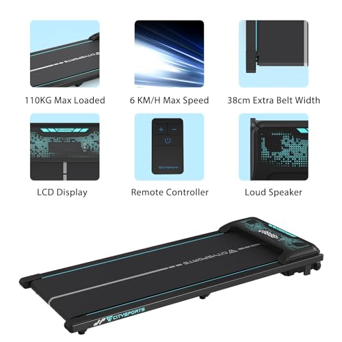 CITYSPORTS-Treadmill-Under-Desk-Walking-Pad-Treadmill-Treadmill-Ultra-Slim-Portable-for-Home