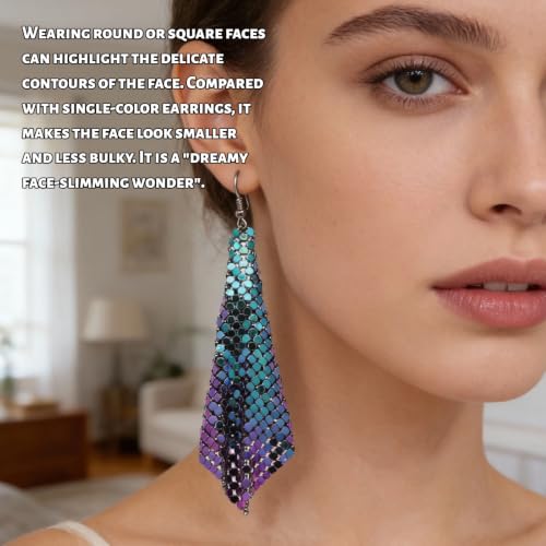 Boucles d'oreilles pendantes légères pour danser sans douleur lors des mariages