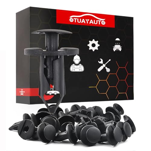 Image of OTUAYAUTO 20PCS Fender Clip Nylon Fastener, Replacement for Jeep Wrangler Cherokee Commander Liberty, Dodge Avenger Journey Durango Caravan, Saturn, Ford Escape