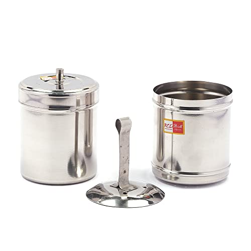 Image of KCL Stainless Steel South Indian Filter Coffee Drip Maker, Madras Kappi, Drip Decotion Maker - 1 Unit - Capacity - 400ml