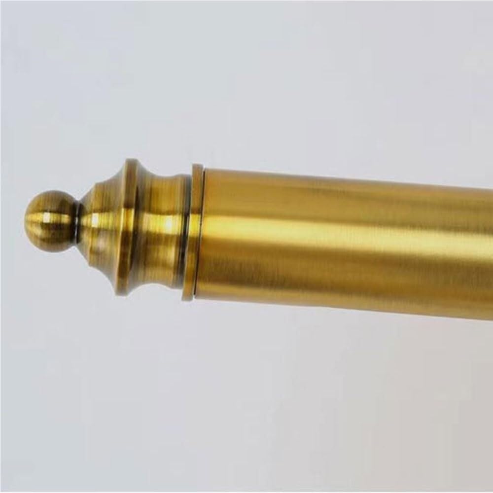 Lampada da Specchio Bagno Vintage Lampada da bagno vintage con striscia in metallo dorato Luce a LED dimmerabile e angolabile per specchio Luce lineare frontale per specchio da bagno(50cm/19.6in)