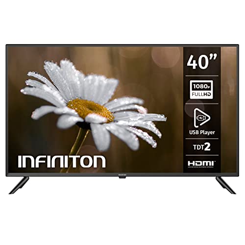 Infiniton Televisión INTV-40N520, Diret LED, 40' FullHD, 500Hz, 2X HDMI, 1xUSB