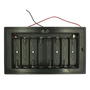LEXIANG 8 X 1.5 V AA 2A Mobiele Batterij Houder Opbergdoos Standaard 12 V 8×1.5 8xAA 12 V Bedrade ON/Off Schakelaar met…