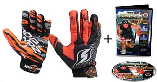 Hoop Handz Weighted Basketball Training Gloves w/Full Court Dribbling Drills DVD (Medium)