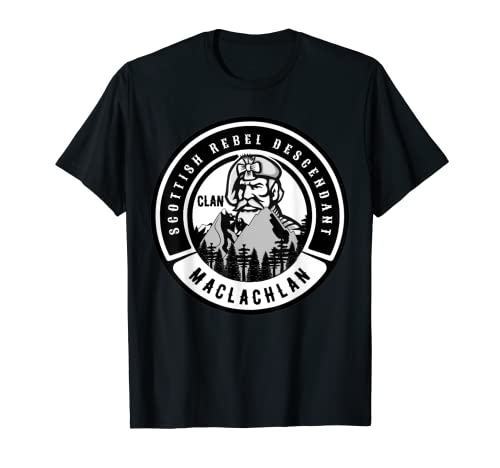MacLachlan Clan Scottish Highland Descendiente Camiseta