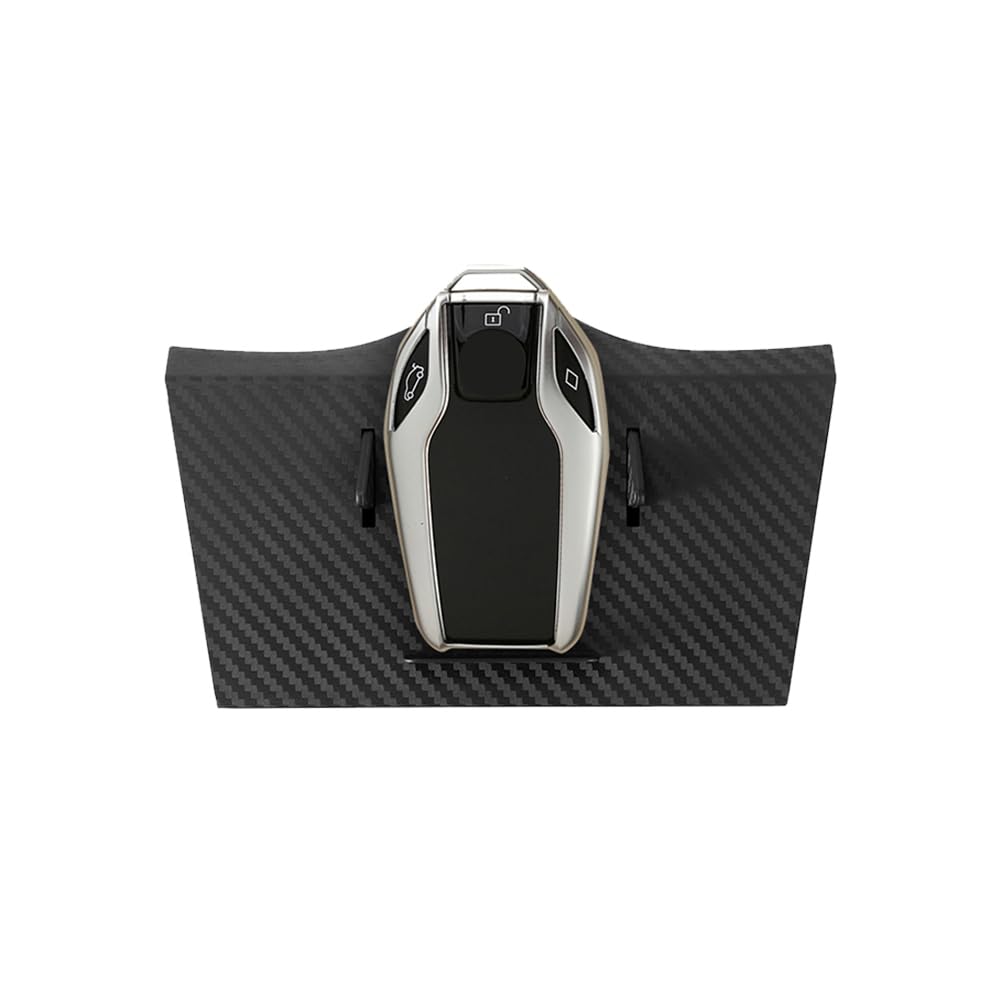 Uchwyt na telefon z włókna węglowego QI Wireless Charger Center