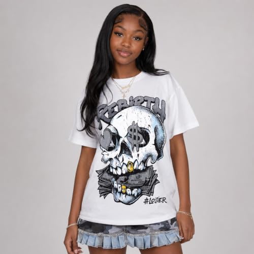 Image of DopeSkill Halloween Graphic Tee Streetwear Hip Hop Hypebeast Unisex T-Shirt Sneaker Colour Matching Shirts Spooky Graphic