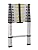 12.5 FT Aluminum Telescopicing Ladder, Telescoping Extension Ladder, 330 Pound Capacity