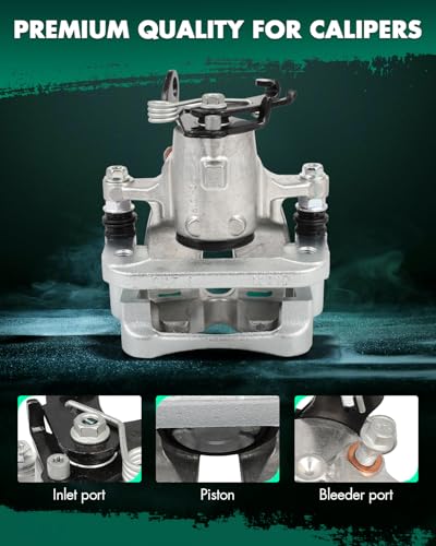 Image of SCITOO Rear Brake Calipers With Bracket 18B5324 18B5325 Compatible For Buick For LaCrosse 2012-2016,For Buick For Regal 2011-2017,For Chevrolet For Malibu 2013