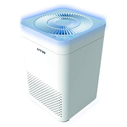 HTW HTWPUR14DUSTCUBE - Purificador luz UV y Sensor 120 m3/h, Hasta 15 m2. Blanco