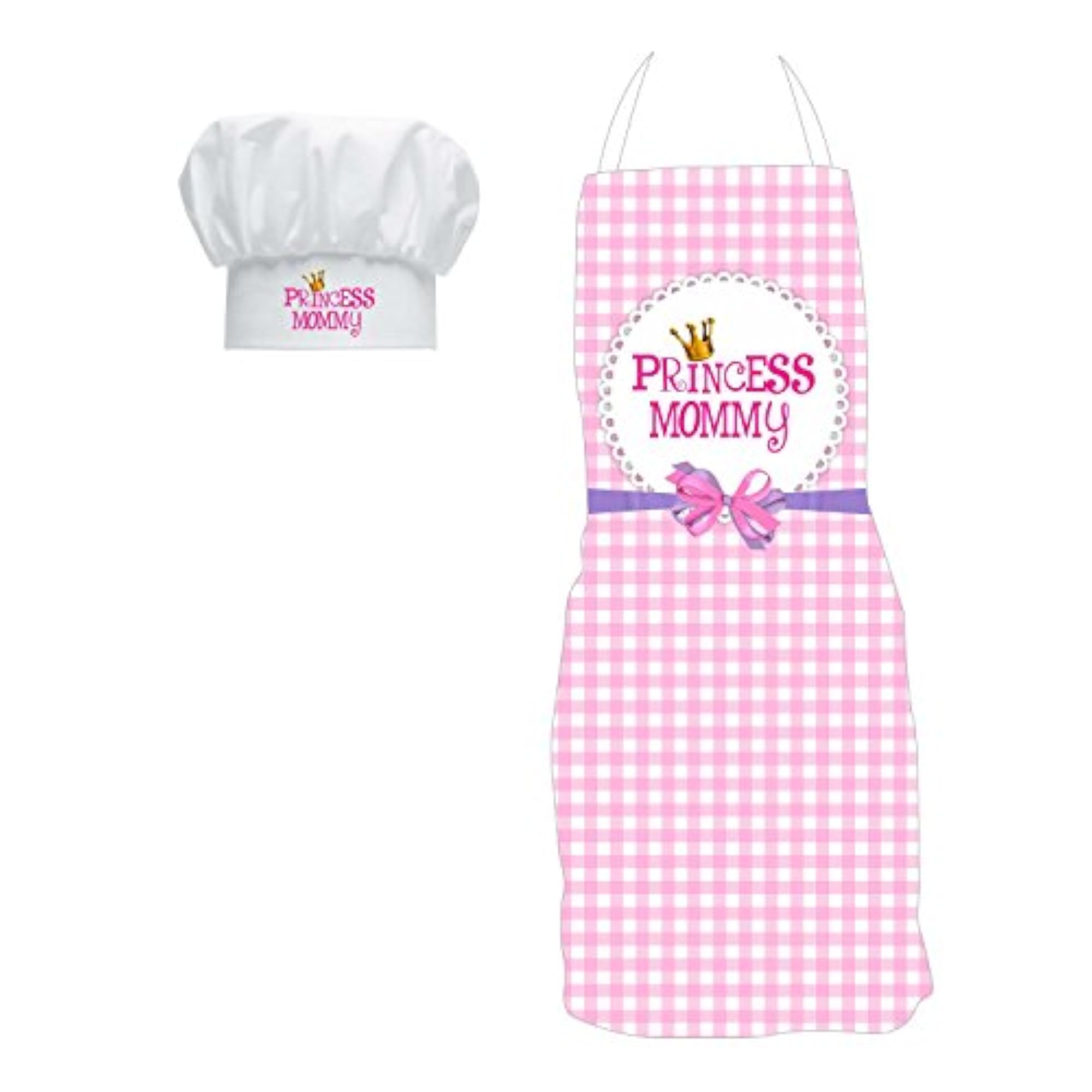 Princess Mummy Kitchen Chef Apron for Mother with Chef Hat
