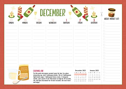 The Kitchen Companion Page-A-Week Calendar 2023: Magnetic - Perfect For The Fridge, Wall, Or Desk #TOP4