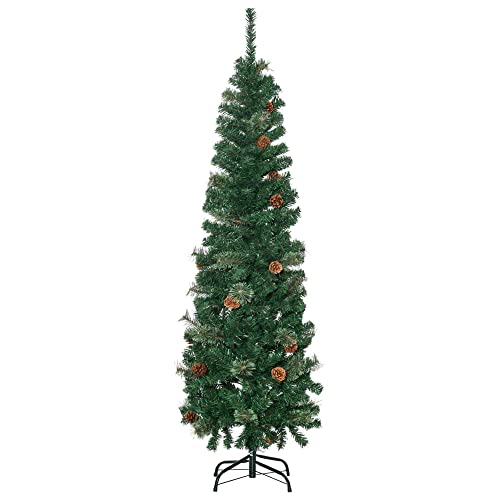 HOMCOM Künstlicher Weihnachtsbaum 165 cm Tannenbaum künstlich mit...