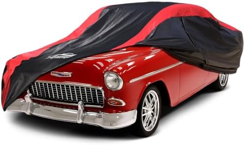 AltoCover Car Cover Custom Fit for Chevy Bel Air 1950-1957 2-Door/4-Door, Classic Car Cover Waterproof All Weather with Cotton Liner for Rain Snow Protection
