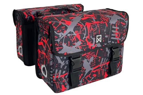 Willex Dubbele Tas Fire sacoche vélo étanche et rigide pour E-bike