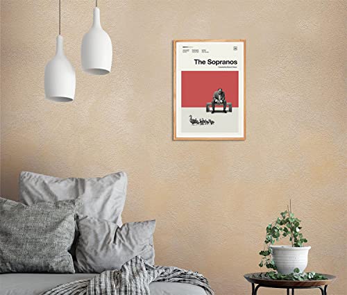 The Sopranos Poster Vintage Movie Poster Hd Print Canvas Wall Art Aesthetics Room Decor 16X24Inch #TOP1