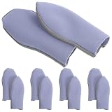 JOINPAYA 10pcs Blue Gaming Finger Sleeves with Ultra-Thin Elastic Silver Fiber Material Breathable Finger Covers for Mobile Gaming and Tip Protection