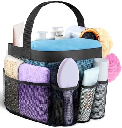 Attmu Mesh Shower Caddy Portable for College Dorm Room Camping Es...