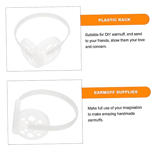 4Pcs Winter Earmuff DIY Rack Frame Warm Ear Muff Holder Supplies for Craft Enthusiasts Reusable Inner Skeleton for Handmade Ear Warmers4