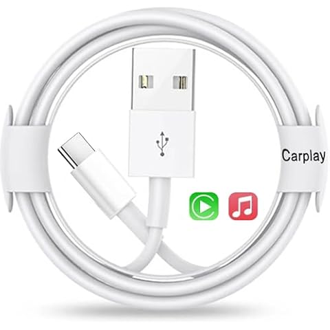 Car Carplay Cable Adapter for iPhone 15/16 Charger Cord, 3FT USB A to USB C Cable Compatible for iPhone 16/15 Pro Max Plus, iPad 10th, iPad Pro Air Mini Car Charging Cable Cover