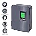 Sterno Home GL33200 12V 200W Low Voltage Landscape Lighting Transformer with Dusk-to-Dawn Timer, 12V/200W, Grey