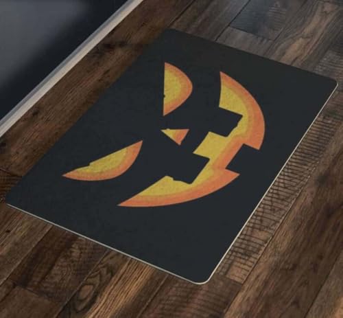 ���փ}�b�g �n���E�B�� �u���b�N�W���b�N�E�I�[�E�����^�� ���� 50×80cm doormat Halloween Black Jack O Lantern Equality