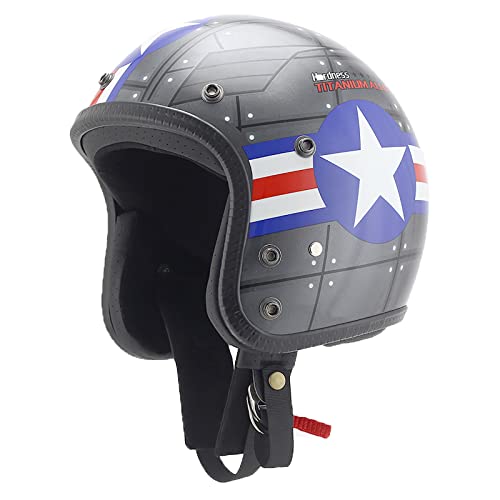 Casques motocross visage ouvert JATIBOSH certifié DOT ECE style rétro - 2