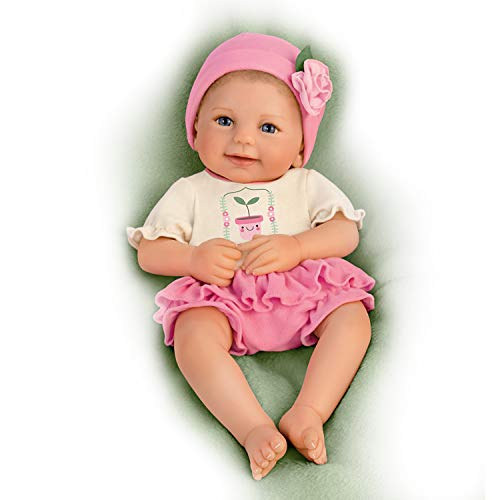 Ashton Drake Realistic Baby Doll, Lil Sprout Baby Doll Girl Looks Like a Real Life Baby, So Truly Realยฎ Doll, Certified Premium Grade, Ages 6+ Ashton Drake Realistic Baby Doll, Lil Sprout Baby Doll Girl Looks Like a Real Life Baby, So Truly Realยฎ Doll, Certified Premium Grade, Ages 6+