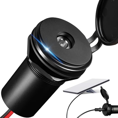 Bhanboth DC 12V to 30V 75W Step-Up Power Converter for Starlink Mini – Waterproof Booster Adapter for RV, Car, Boat & Battery Box – Recessed Mount Power Supply/Power Port