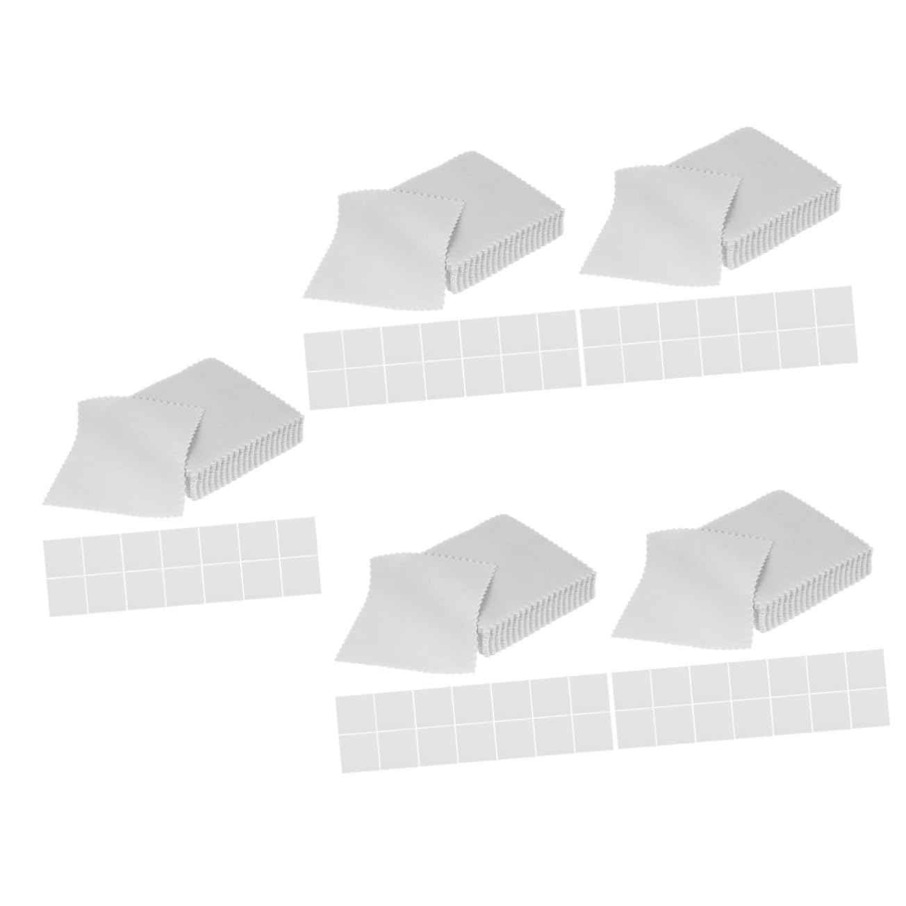Housoutil 5 Set Panno Pulitore per Gioielli Microfibra per Pulizia E Lucidatura Occhiali E Schermi per Manutenzione dei Tuoi Accessori 60 Pezzi*5