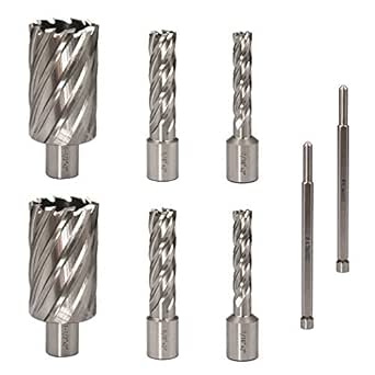 Annular Cutter Set 13 Pcs JESTUOUS 3/4 Inch Weldon Shank 2