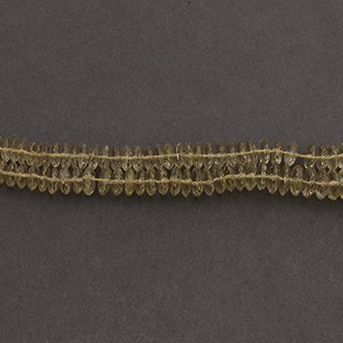Quartz Citron German Cut LKBEADS, des perles en rondelles d'exception pour colliers raffinés