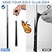 2thpart Golf Grip Removal Tool, V-Groove Golf Grip Remover Saver Gripping Tool 11