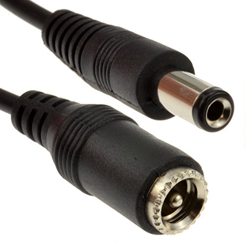 kenable 5,5 x 2,1 mm DC Strom Stecker Zum Buchse Videoüberwachung CCTV Verlängerung Anschlusskabel Kabel 3 m [3 Meter/3m]