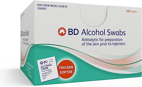 B-D Alcohol Swabs, Case of 12