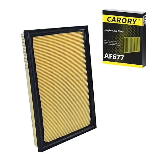 CARORY AF677 Engine Air Filter for Toyota RAV4 Gas (2013–2018), Camry Hybrid (2012–2017), Avalon Hybrid; Lexus ES300h, LS460, LS600h, HS250h, OE# 17801-0V020, CA10677