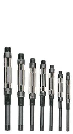 Lot De 7 Alésoirs à Main Réglables HV à H3 - Taille 1/4" à 15/32" - Acier - Boîte Bois