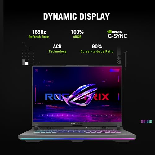 Image of ASUS ROG Strix G16 (2025) Gaming Laptop, 16 inch 16:10 FHD+ 165Hz /3ms, NVIDIA GeForce RTX 5070, AMD Ryzen 9 9955HX Processor, 16GB DDR5-5600, 1TB PCIe Gen 4 SSD, Wi-Fi 6E, Windows 11 Home, G614FP-OS94