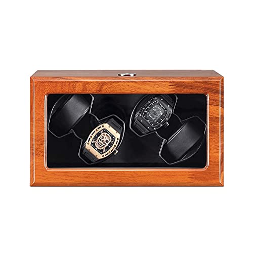 Enrouleur montre automatique en bois contre l'arrêt des calibres