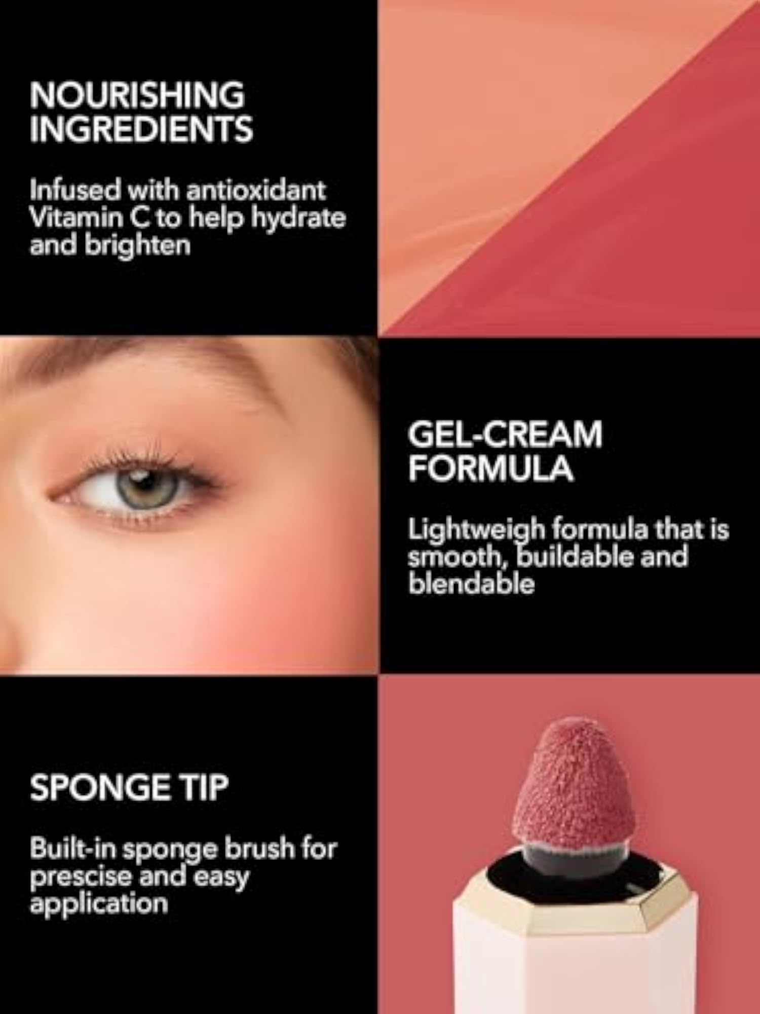 Color Bloom Liquid Blush Makeup for Cheeks Matte Finish-Love Cake