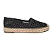 Calvin Klein Women's Presley Espadrille, Black 001, 7.5