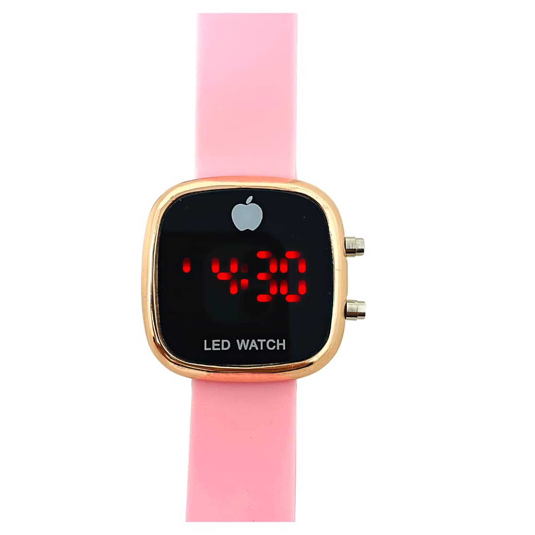 Titox Compatible Square Premium Glass Dial Side Button LED Watch for Men, Women and Kids (Baby Pink) (B0BMVK3STW) Amazon Price History, Amazon Price Tracker