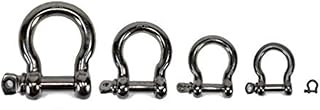 T-316 Stainless Steel Bow Shackle Heavy Duty Marine Grade 9/16