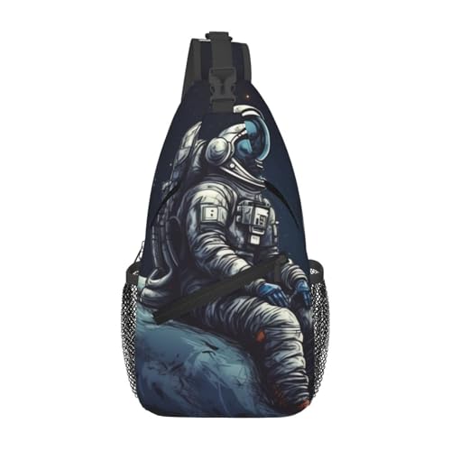 Bolso tipo Sling para mujer y hombre negro