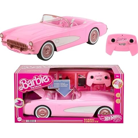 Hot Wheels Barbie RC Corvette Toy Car Cover