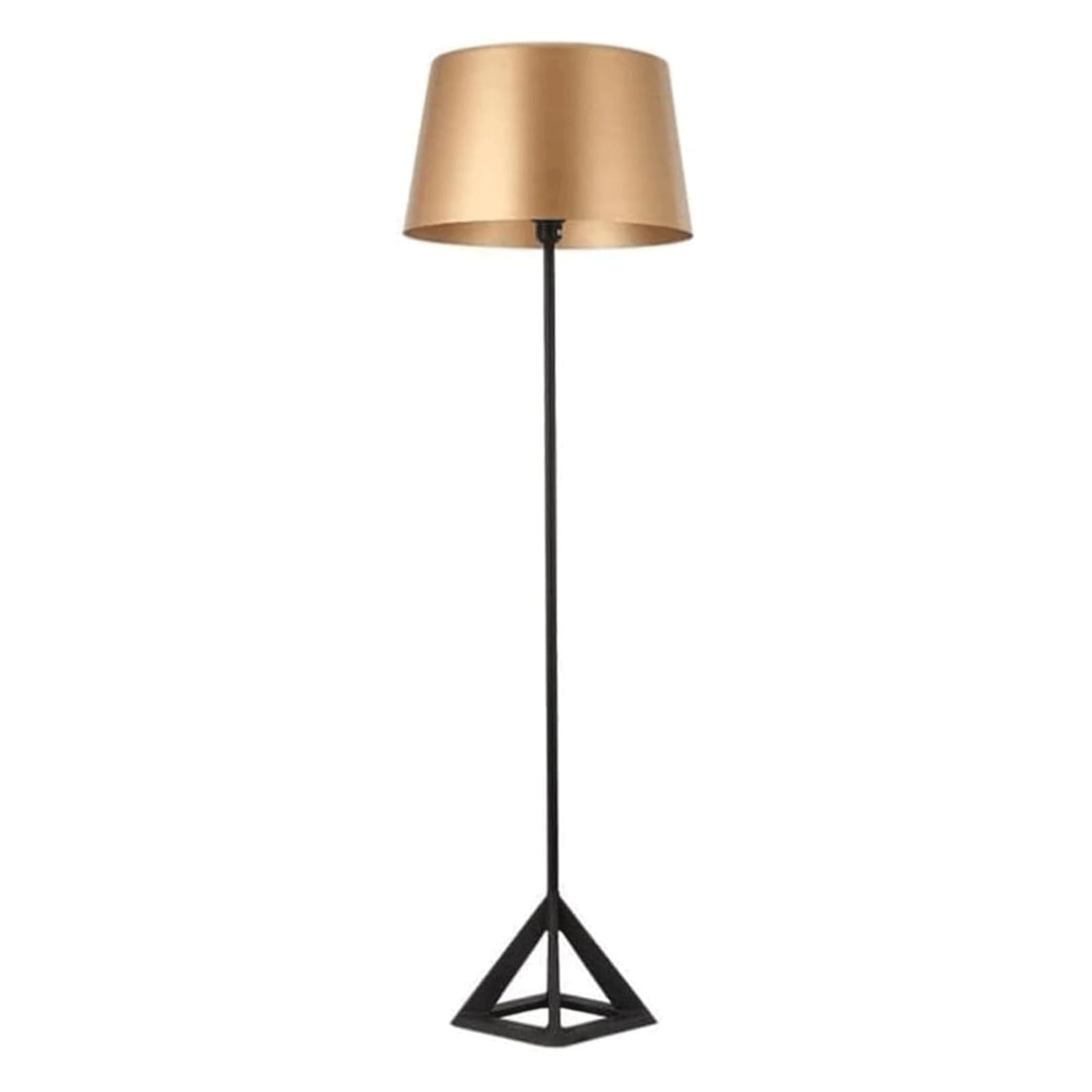 Lampa stojąca Vloerlamp Staande lamp met verschuifbare ronde voet met goudkleurige metalen lampenkap Vloerlamp Binnenpaallamp Prachtig meubilair idealny wybór