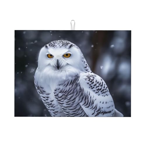 �L�b�`���p�H�튣���}�b�g �z�����f�B�b�V���}�b�g �}�C�N���t�@�C�o�[ �m���X���b�v�����p�b�h 18�C���`x24�C���` Arctic Owl �ȒP������� ���؂�}�b�g �J�E���^�[�g�b�v/�V���N/���؂胉�b�N�p